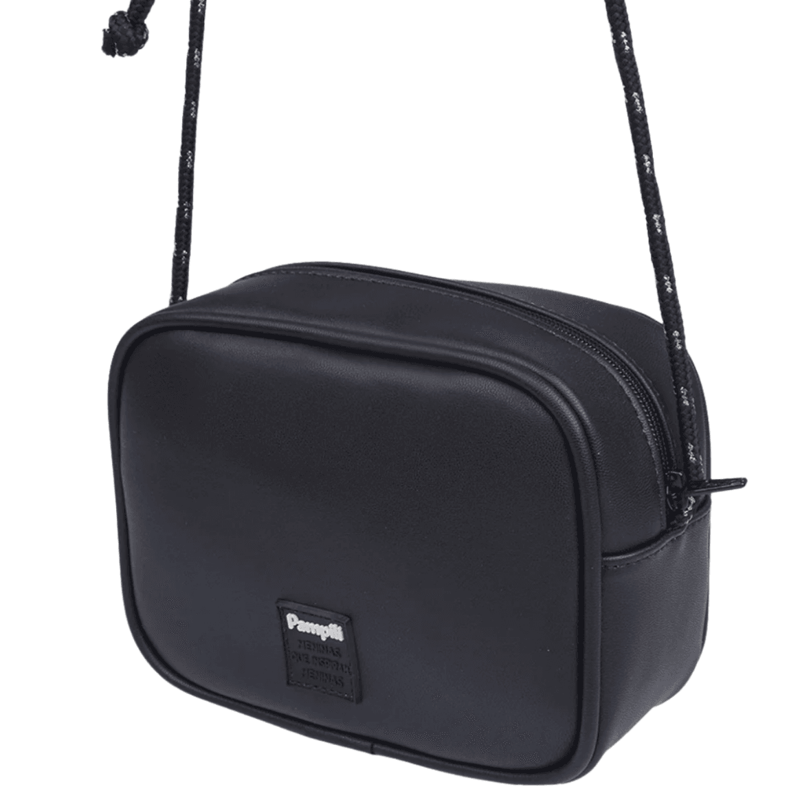 Bolsa Infantil Alça em Cordão Preta Pampili