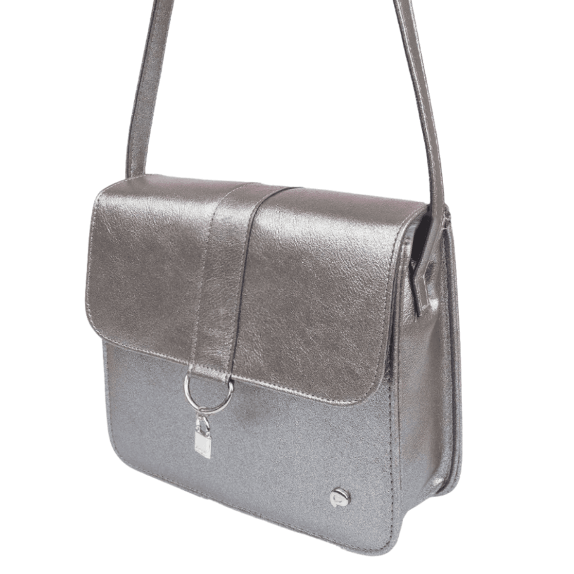 Bolsa Infantil Cadeado Grafite Pampili