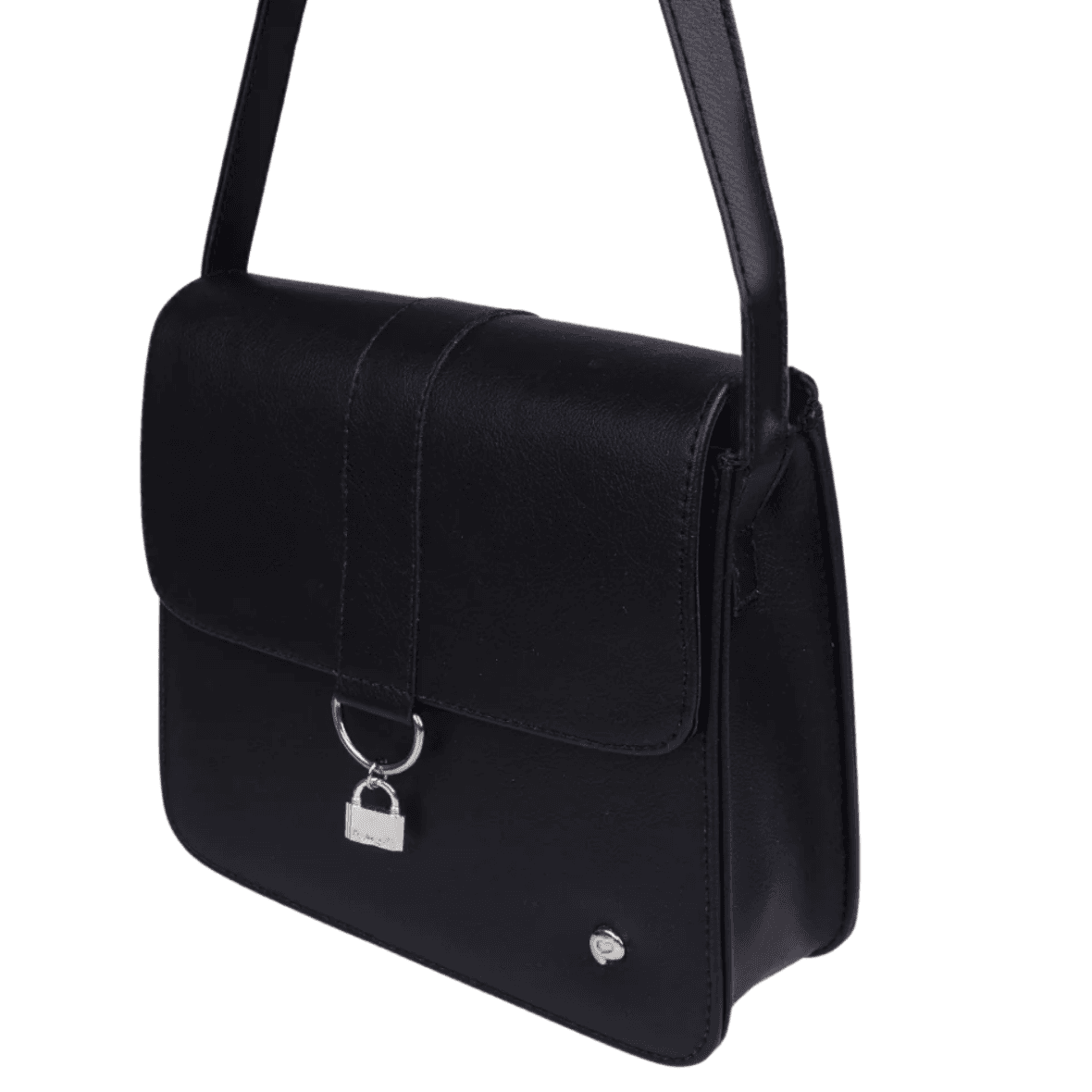 Bolsa Infantil Cadeado Preta Pampili