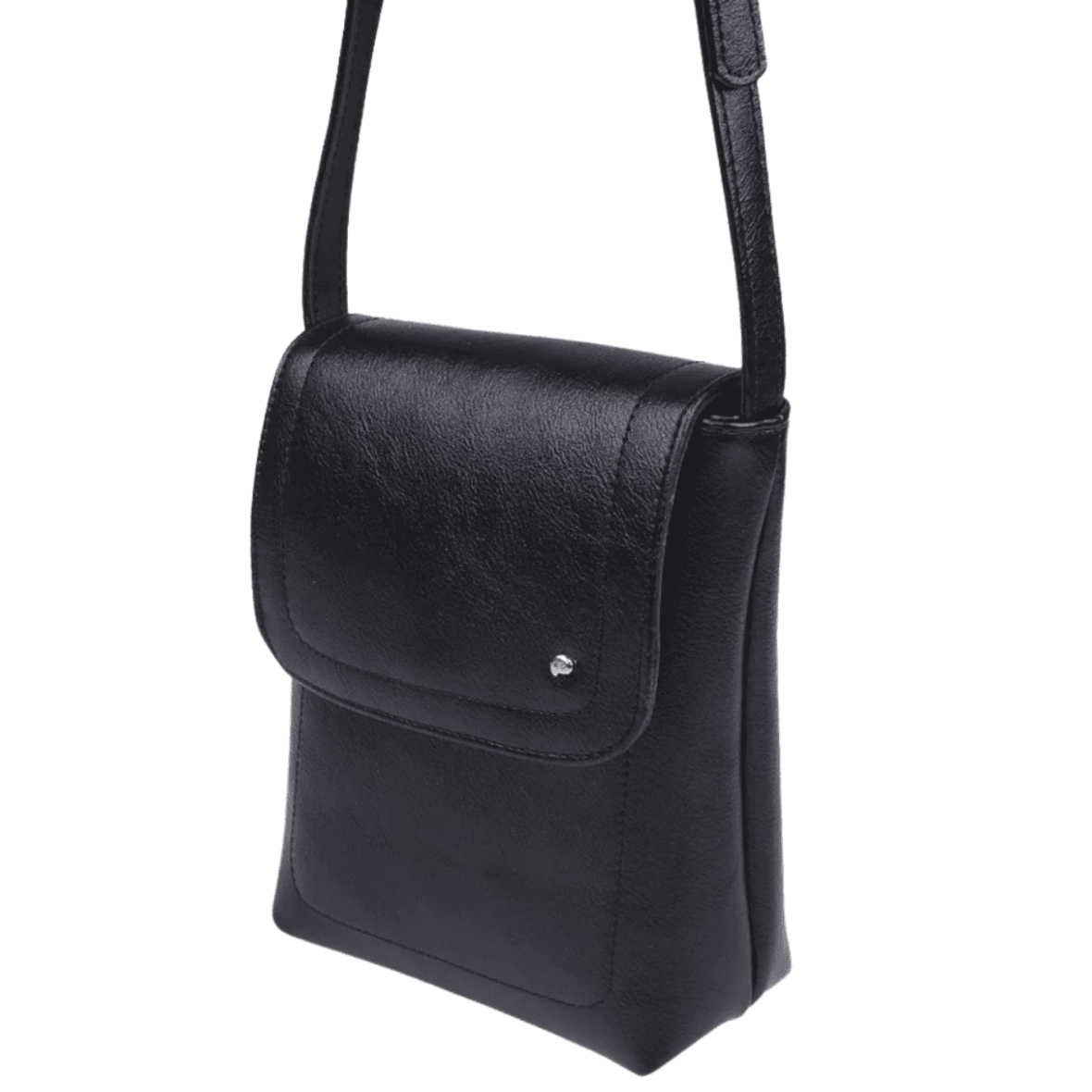 Bolsa Infantil Tiracolo Cintilante Preta Pampili