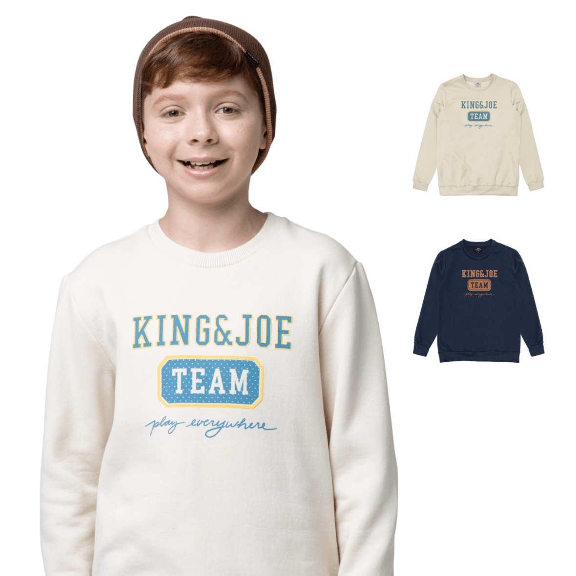 Blusão Infantil Moletom Play Everywhere King & Joe Play