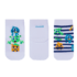 Kit com 3 Meias Bebê Menino Club Monstros Puket