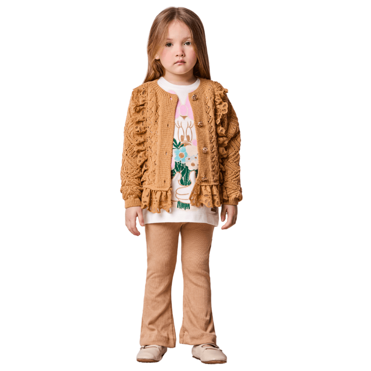 Conjunto Infantil Minnie e Mickey Animê