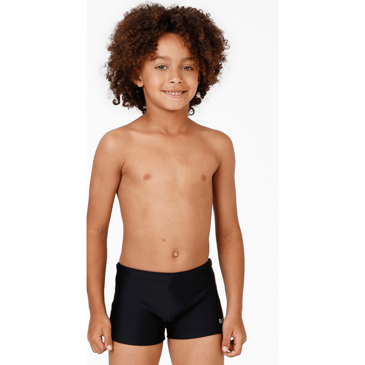 Sunga Praia Preta Siri Kids