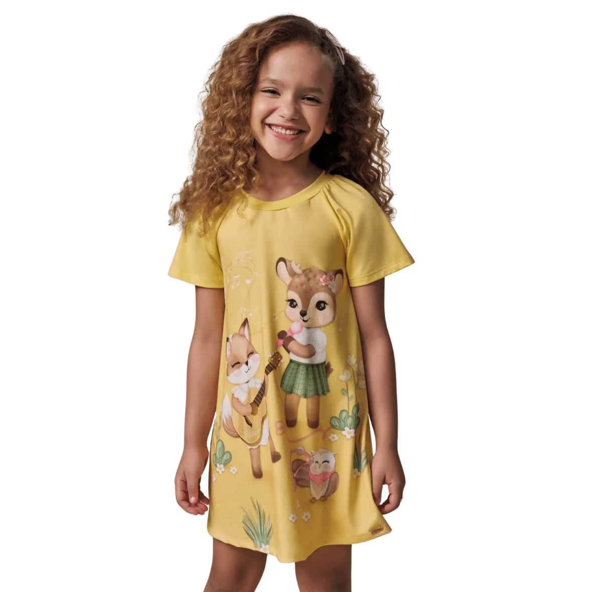 Vestido Infantil em Meia Malha Infanti