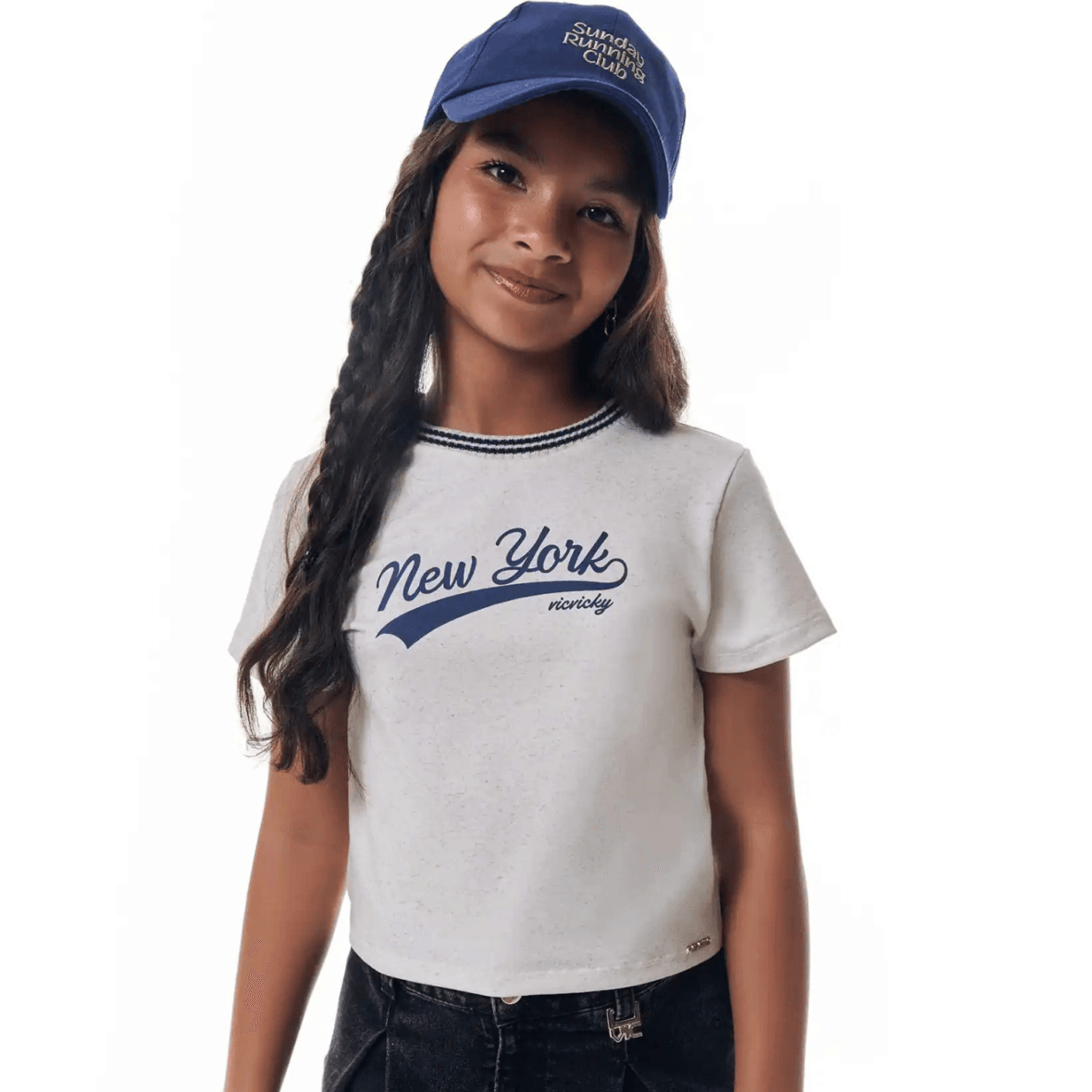 Blusa Juvenil em Malha Power Vic&Vicky