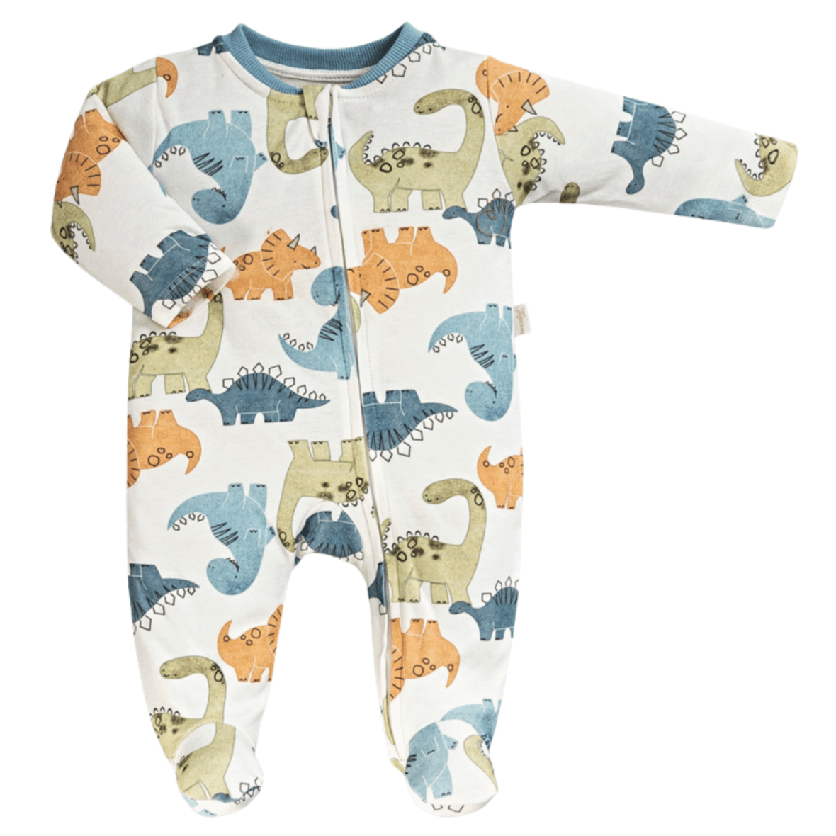 Macacão Longo Bebê Menino Dinossauro Anjos Baby