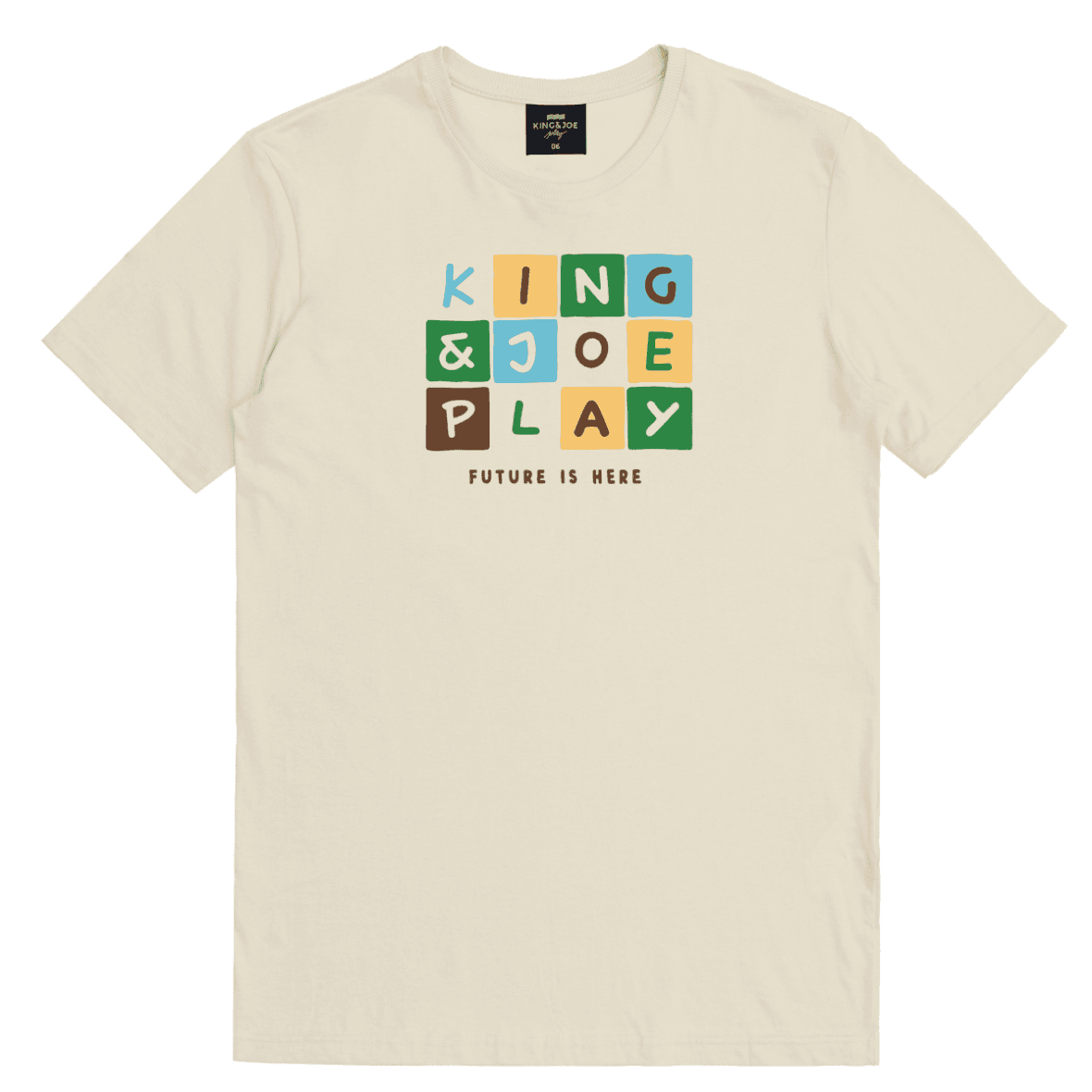 Camiseta Infantil Casual Future is Here King & Joe Play