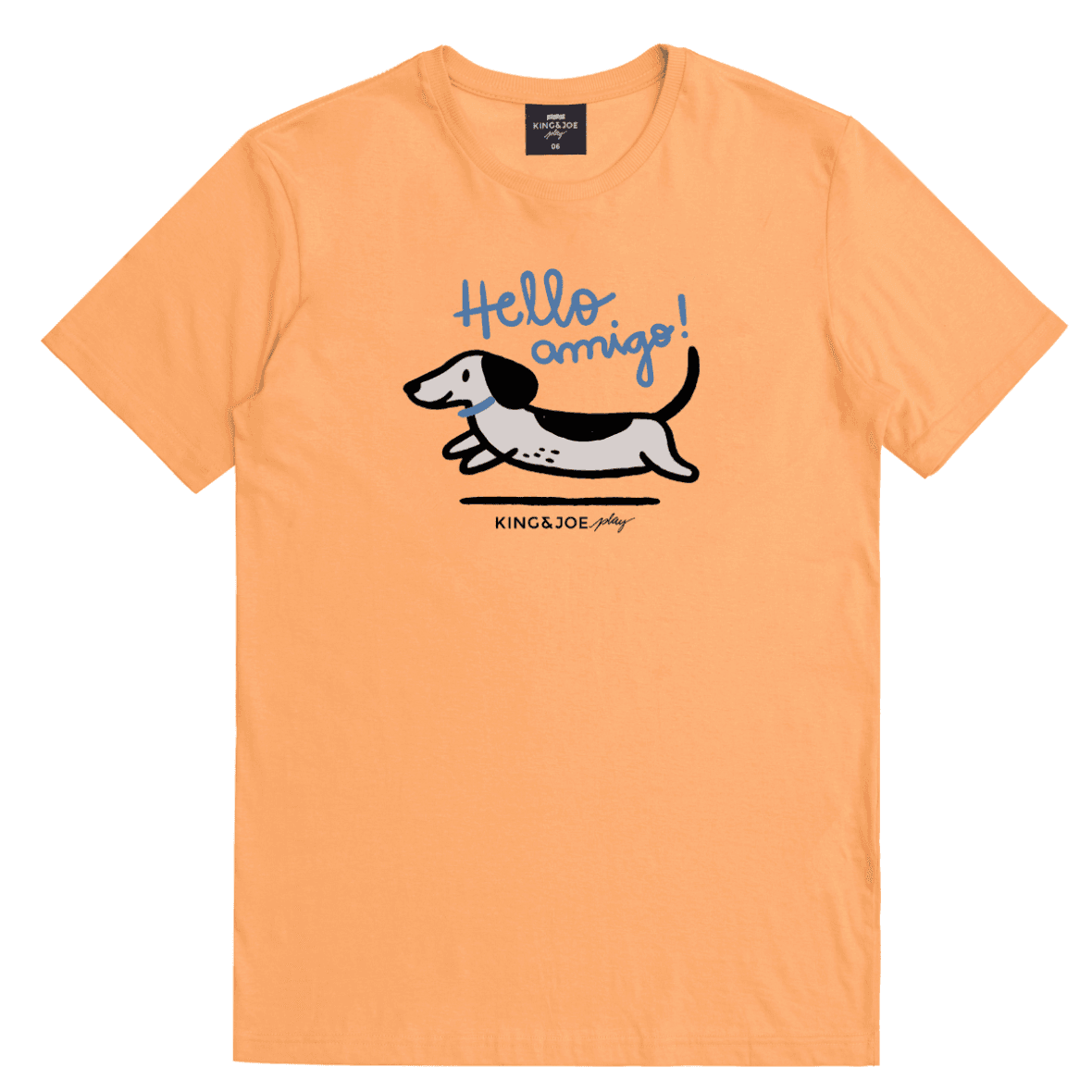 Camiseta Infantil Casual Hello Amigo King & Joe Play