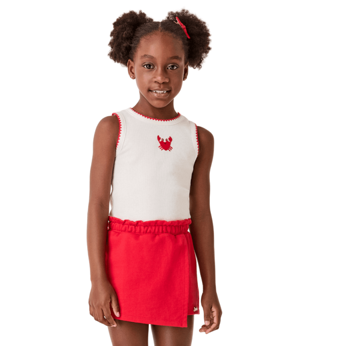 Conjunto Infantil Vermelho Bordado Bimbi