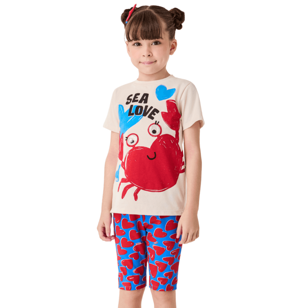 Conjunto Infantil T-Shirt e Short Ciclista Siri Bimbi (cópia)