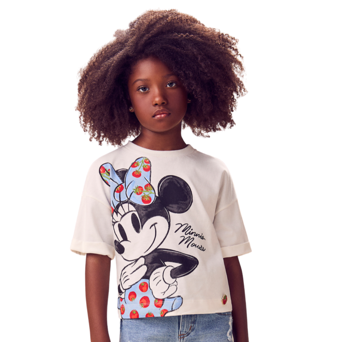 Blusa Infantil Disney Minnie Mouse Maxi Animê