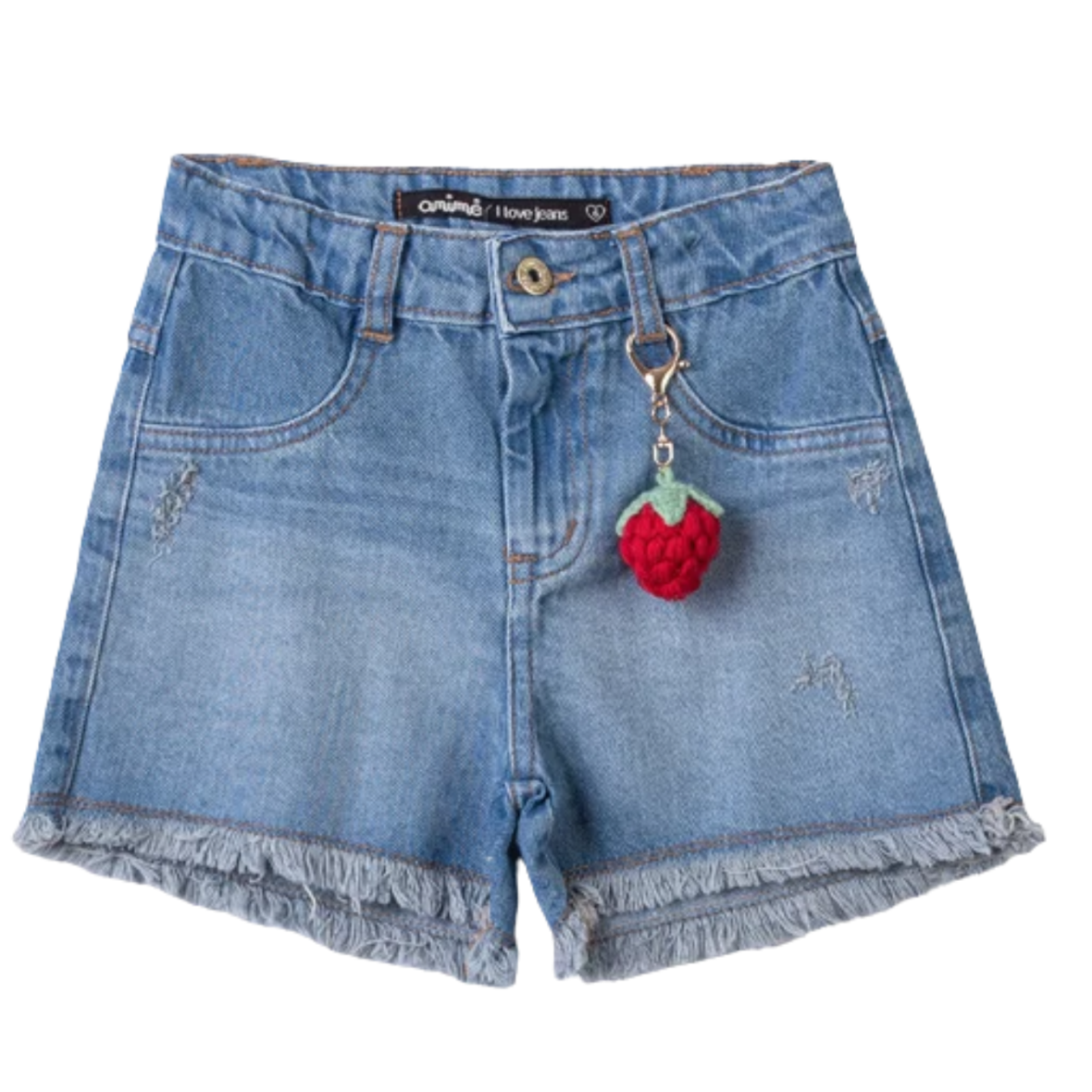 Short Jeans Infantil Animê