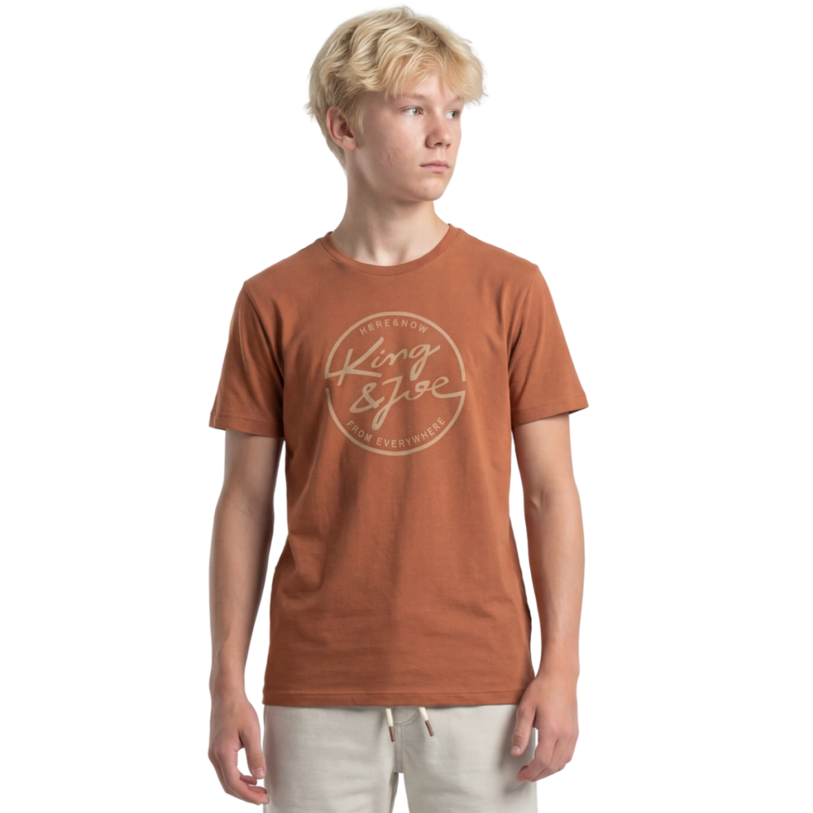 Camiseta Infantil Casual From Everywhere King & Joe Play
