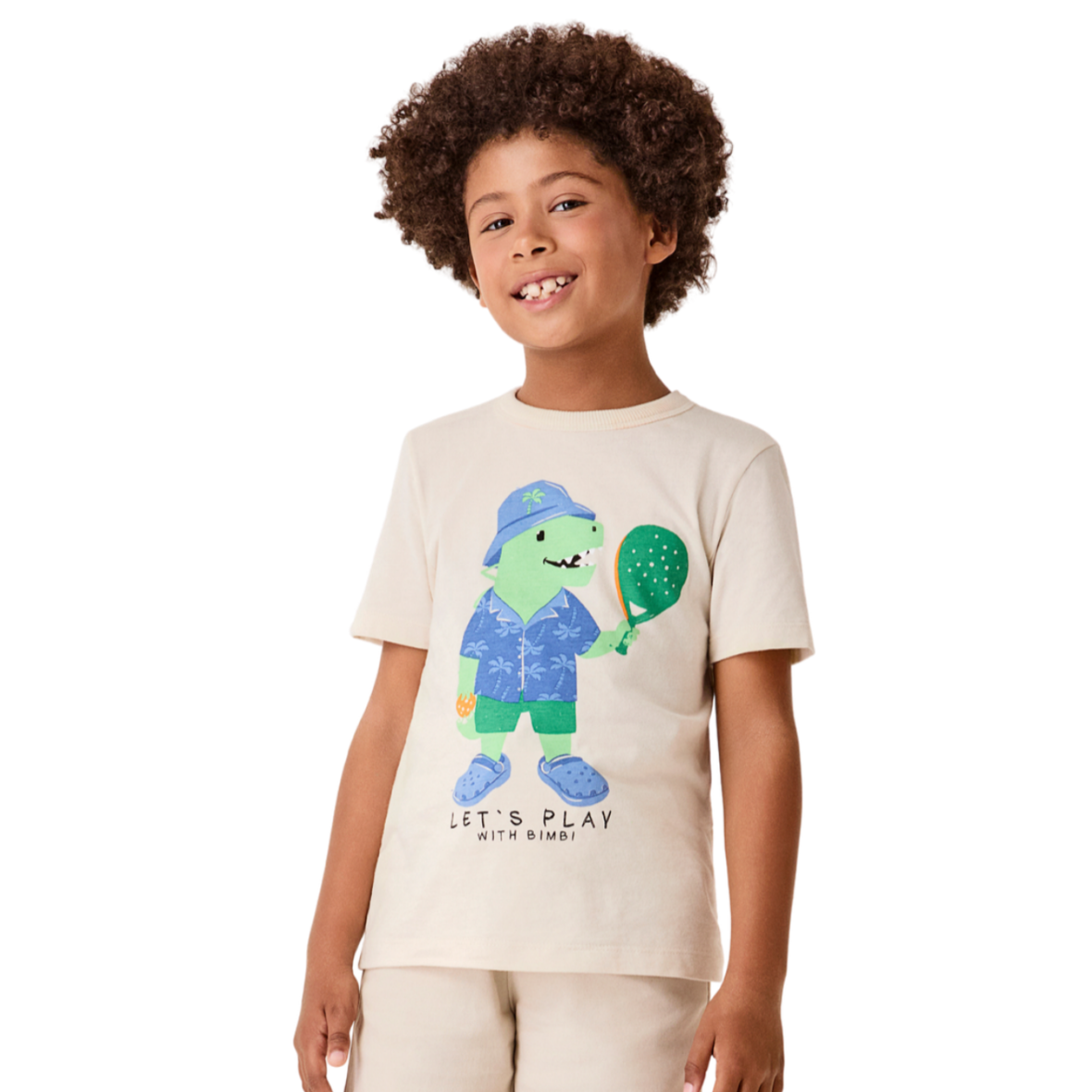 Camiseta Infantil Let’s Play Bimbi