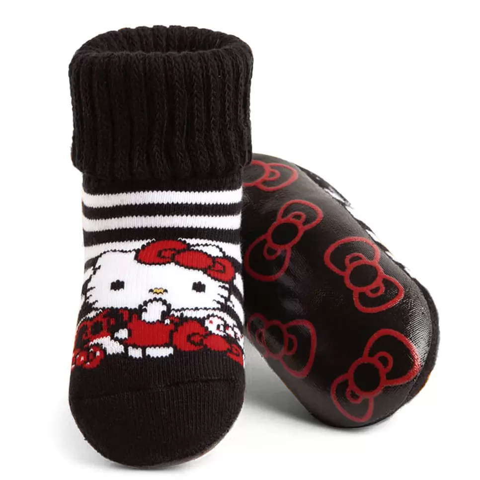 Meia Soquete com Sola Emborrachada Hello Kitty Puket