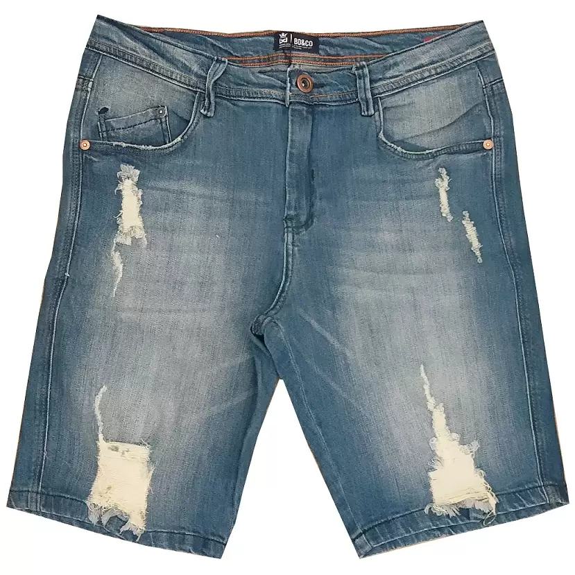 Bermuda Juvenil Jeans Destroyed Banana Danger