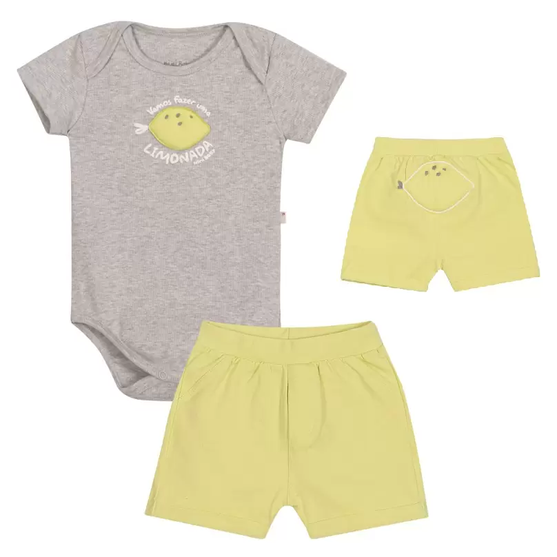 Conjunto Bebê Menino Limonada Nini & Bambini