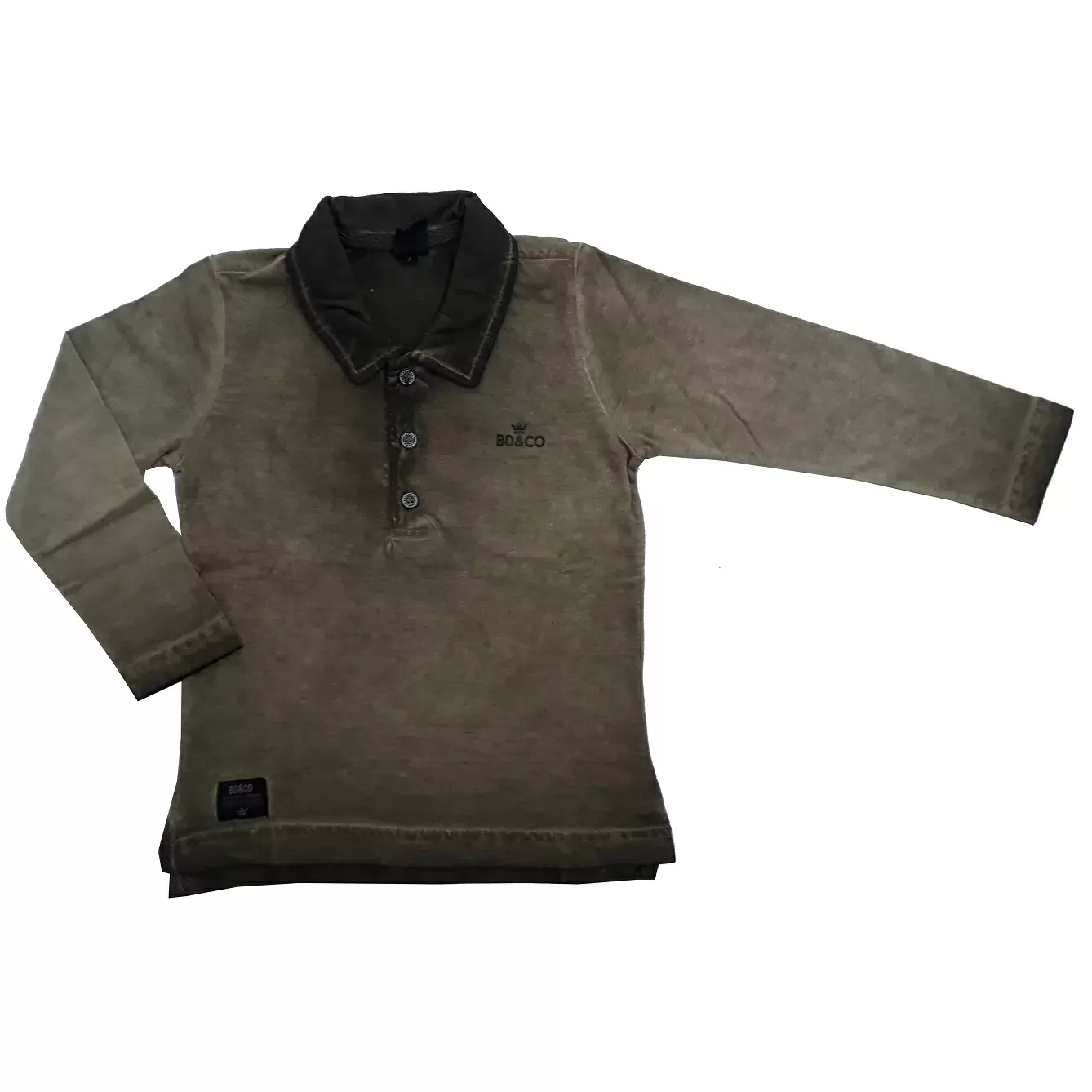 Polo Infantil Stone Manga Longa Banana Danger