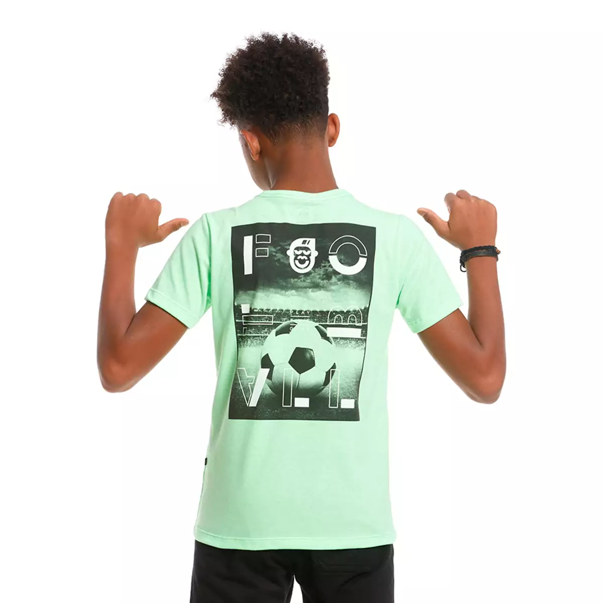 Camiseta Juvenil Creative Football Banana Danger