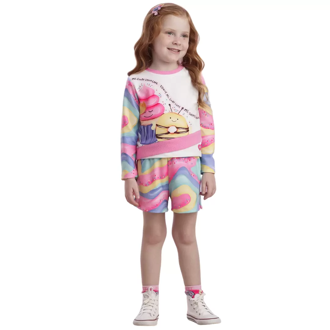 Conjunto Infantil Candy Cute Mon Sucré