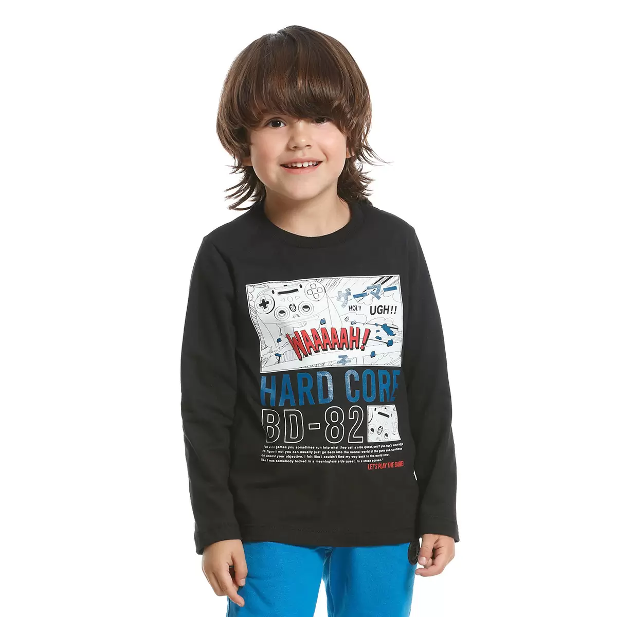 Camiseta Infantil Creative Hard Core Banana Danger