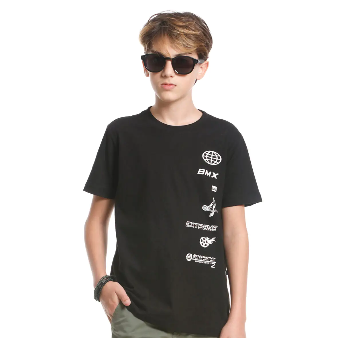 Camiseta Juvenil Creative BMX Banana Danger