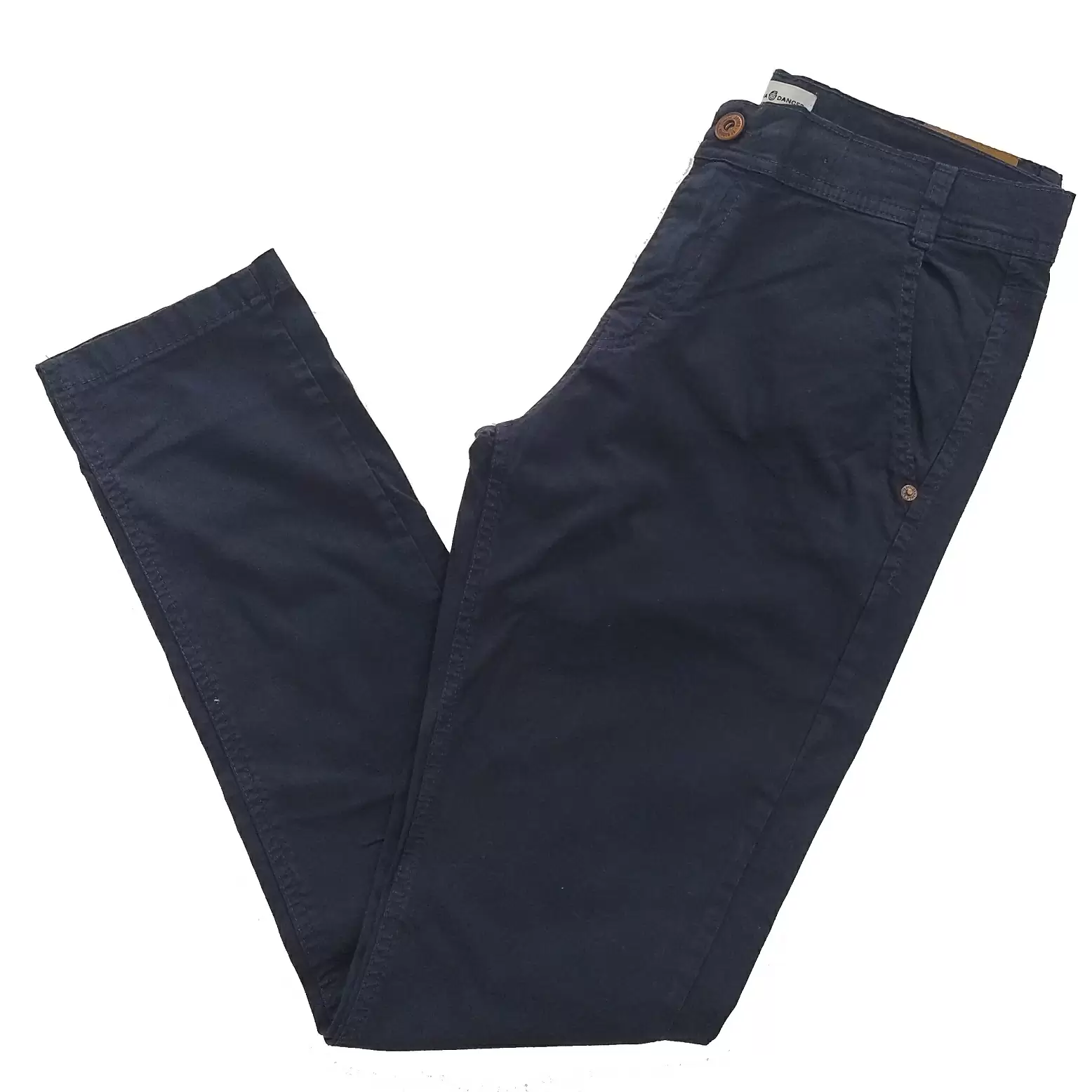 Calça Juvenil Sarja Color Social Banana Danger