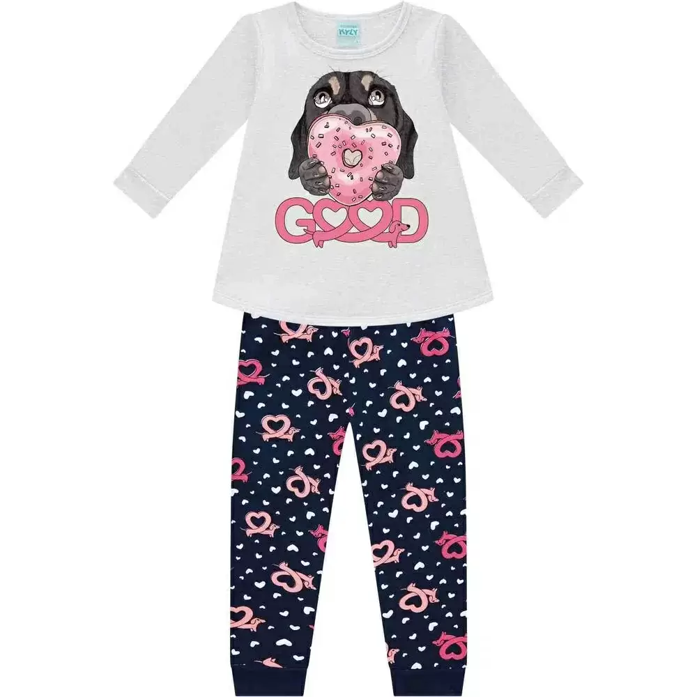 Pijama Longo Infantil Good Dog Kyly