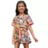 Conjunto Infantil Floral Viscose Infanti