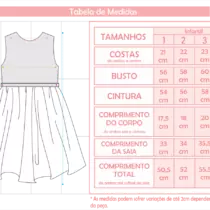 Tabela de Medidas cattai