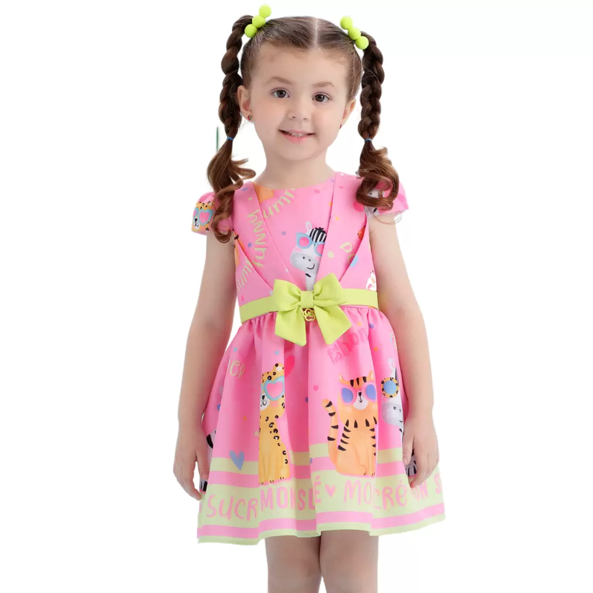 Vestido Infantil Pop Funny Mon Sucré