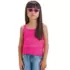 Regata Infantil de Tricô Pink Neon Animê