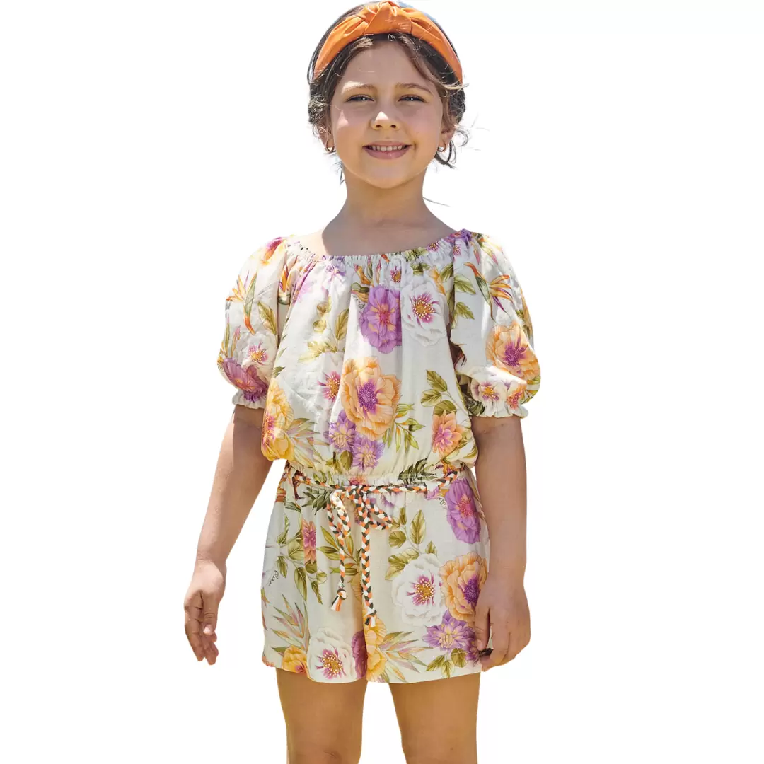 Conjunto Infantil em Viscose Flora Infanti