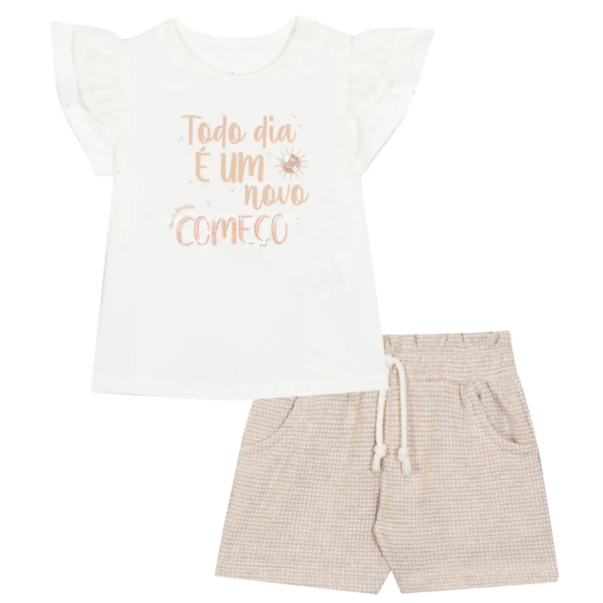 Conjunto Bebê Menina Dias Felizes Nini & Bambini