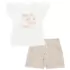 Conjunto Bebê Menina Dias Felizes Nini & Bambini
