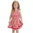 Conjunto Infantil Xadrez Vermelho Animê