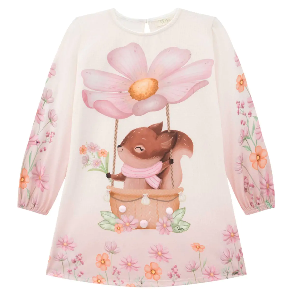 Vestido Infantil em Malha Fresh Infanti
