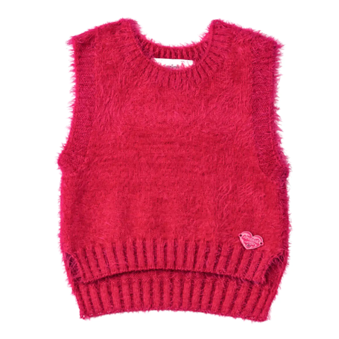 Colete Infantil Tricot Pelinhos Animê
