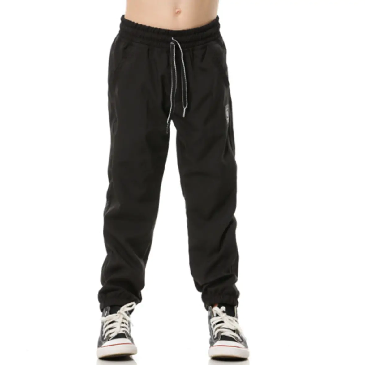 Calça Infantil Microfibra Essencial Preta Banana Danger