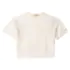 Blusa Infantil Off White com Bordado e Strass Animê