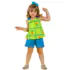 Conjunto Infantil Quadriculado Florido Precoce
