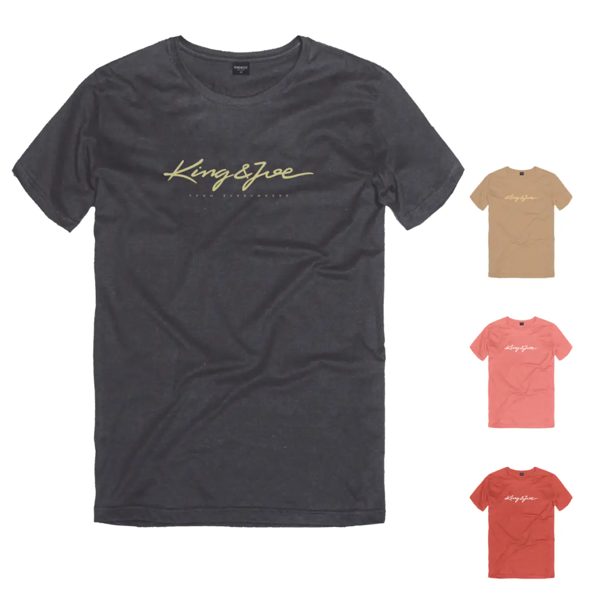 Camiseta Infantil Estampada Logomania King & Joe Play