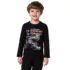 Camiseta Infantil Creative T-Rex Manga Longa Banana Danger