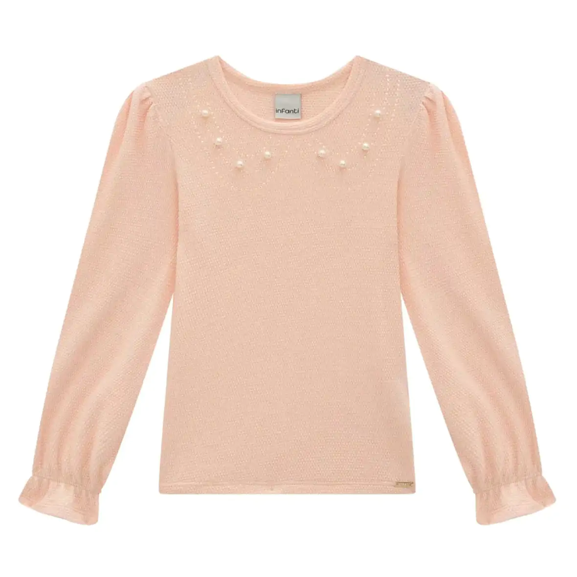 Blusa Infantil Manga Longa Malha Bee Infanti