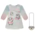 Vestido Infantil em Malha Comfy com Bolsa Infanti