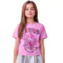 Blusa Infantil Rosa Howdy com Strass Animê