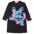 Vestido Infantil Preto com Estampa do Stitch Animê