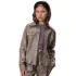 Camisa Juvenil Overshirt em Couro Sintético Vic&Vicky