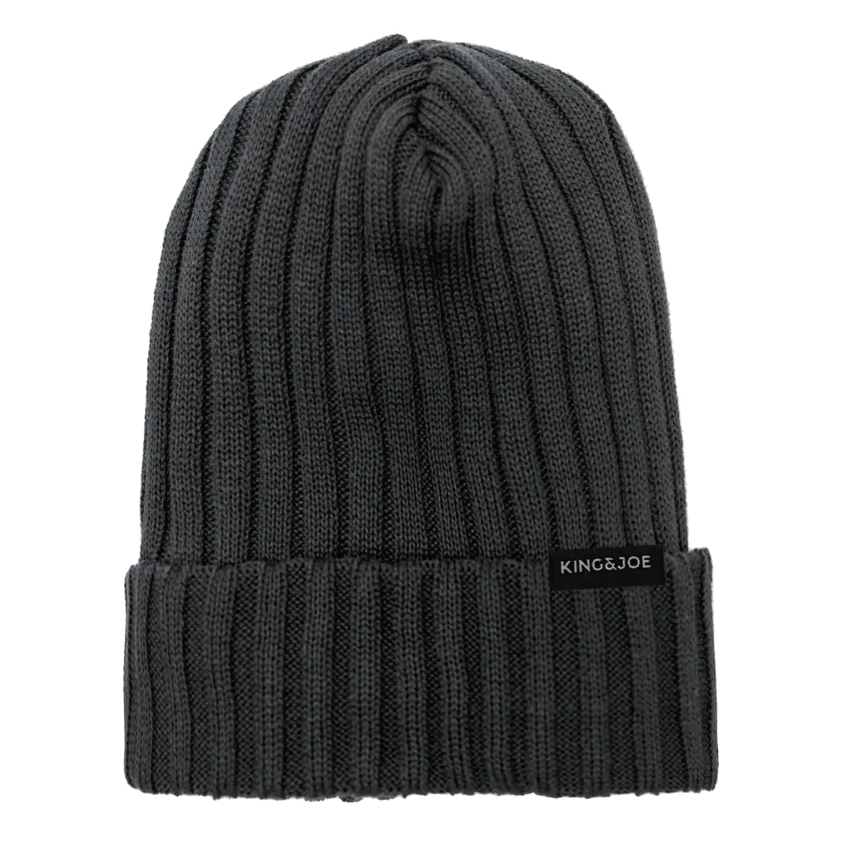 Gorro Infantil Tricô Canelado Preto King & Joe Play